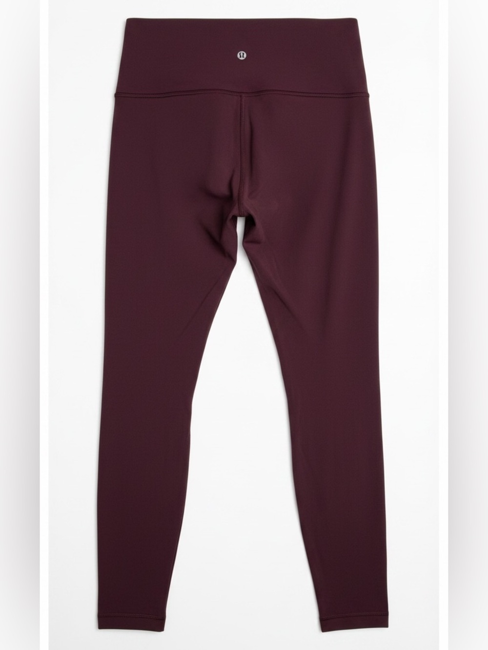 Lululemon Sz 8 High-Rise Wine Lux Soft Leggings Key Pocket 27” Long | EUC